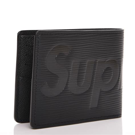 black supreme lv wallet|supreme wallet black and white.